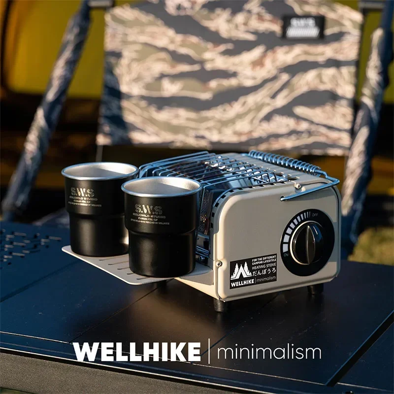 

WELLHIKE NEW Portable Outdoor Camping Cassette Heating Stove Mini Cassette Heater Picnic Fishing Hand Warmer Multifunction Stove