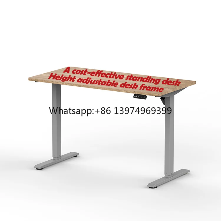 CONTUO D08 Smart Office Table Frame Single Motor Standup Electric Standing Adjustable Sit Stand Desk Automatic