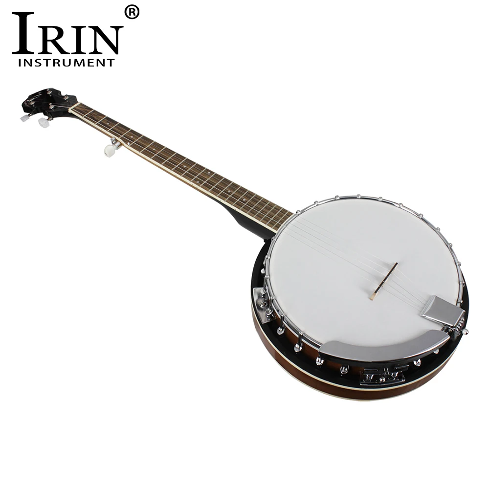 IRIN 5 Strings Banjo High Quality Stringed Instrument Western Traditional Ukulele Concert Bass Guitar Adult Musical Gifts