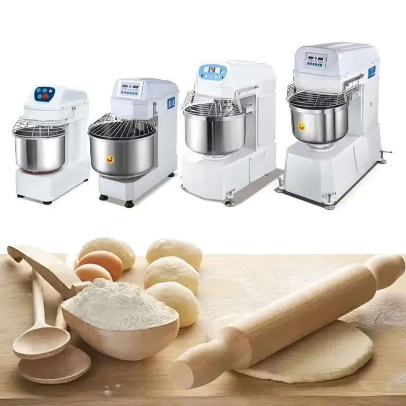 Heavy Duty Commercial Dough Mixer 25kg 50kg 100kg Electric Bread Pizza Kneading Machine Bakery Equipment Industrial Food