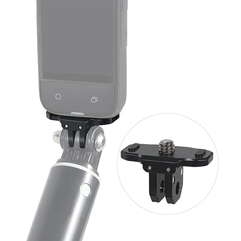 Metall X4 Magnetische Halterung 1/4 Stativ Adapter Faltbare Basis für Insta360 Insta 360X4 Kamera Halterung Selfie Stick Einbeinstativ Halter – Detail 7
