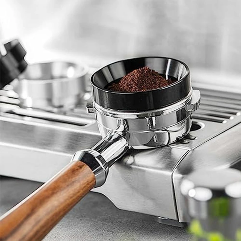 ●WDT Tools Espresso Distribution Tool - 53.5mm Dosing Funnel & 0.35mm 316 Stainless Steel Needles Stirrer Distributor-ABFB