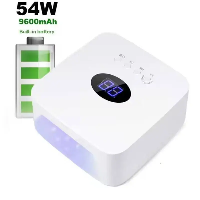 54W professionele Sun S10 UV LED sterke kracht nagellamp drie tijdzetting voor het snel uitharden van alle gels