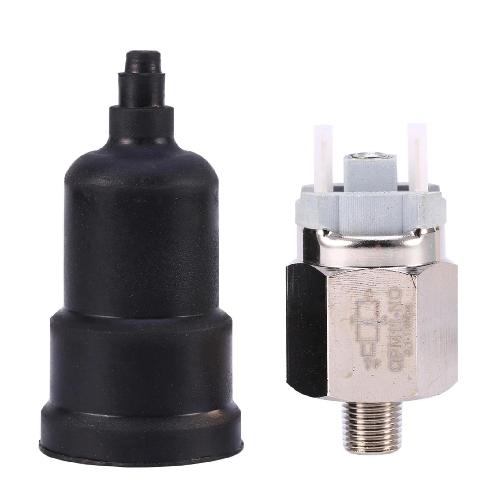 

QPM11-NO Pressure Control Switch, 1/8in Swtich Adjustable QPM11‑NO Pressure Switch Wire External Thread Nozzle