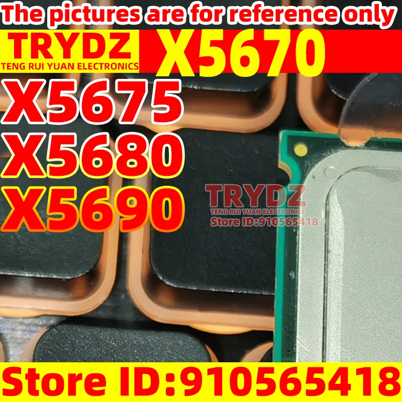 1pcs X5670 2.93G / X5675 3.06G / X5680 3.33G / X5690 3.46G LGA1366 CPU 6Nuclear