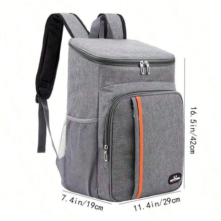 Outdoor insulated backpack, thickened large-capacity takeout delivery backpack, waterproof refrigerated shoulder ice pack