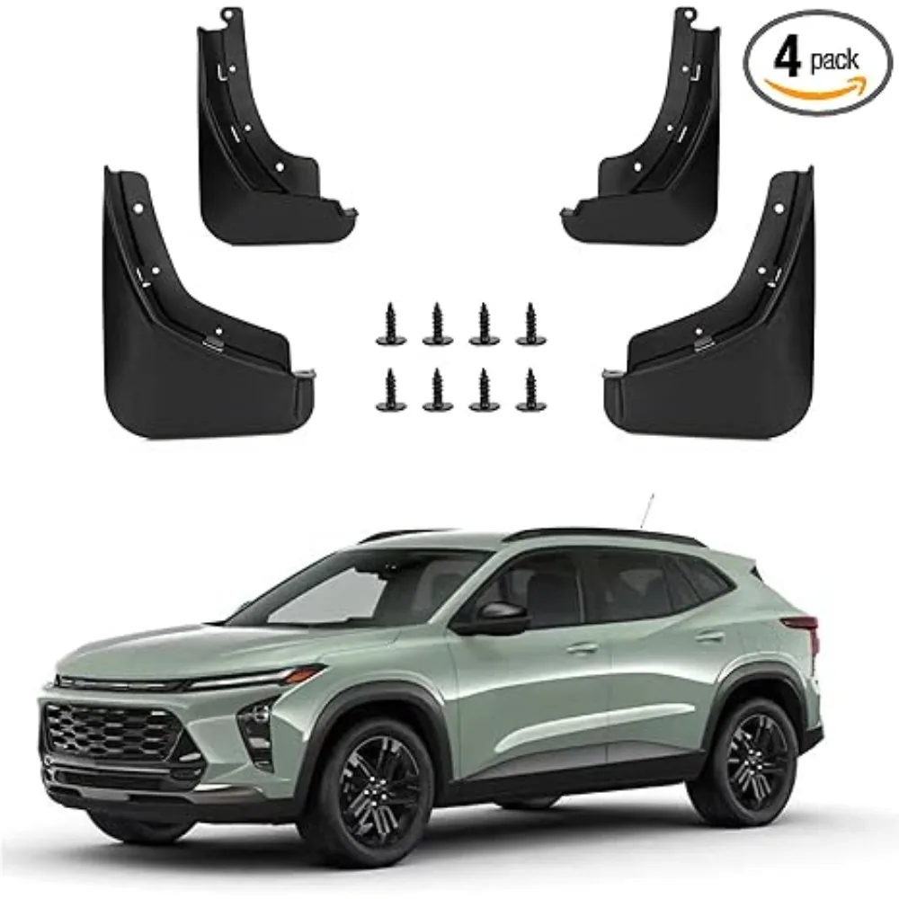 Auto-Schmutzfänger-Set mit 4 Schmutzfächern für Chevrolet Trax 2024 2025, Spritzschutz, Kotflügel, Schmutzfänger mit Hardware-Kits