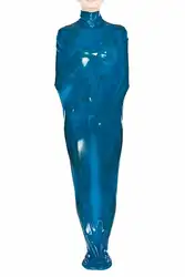 Latex Catsuit Rubber Gummi Vacuum Body Bandage Sexy Cool Playsuit Customize .4mm