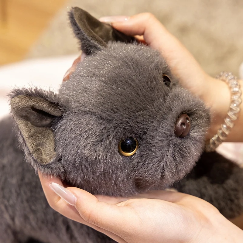 ตุ๊กตาบูลด็อกนอนจำลองขนาด 30 ซม. ของเล่นตุ๊กตาบูลด็อกน่ารัก หมอนตุ๊กตาสุนัข ของขวัญวันเกิดสุดน่ารัก ของขวัญเปิดเทอม ของขวัญอนิเมะ