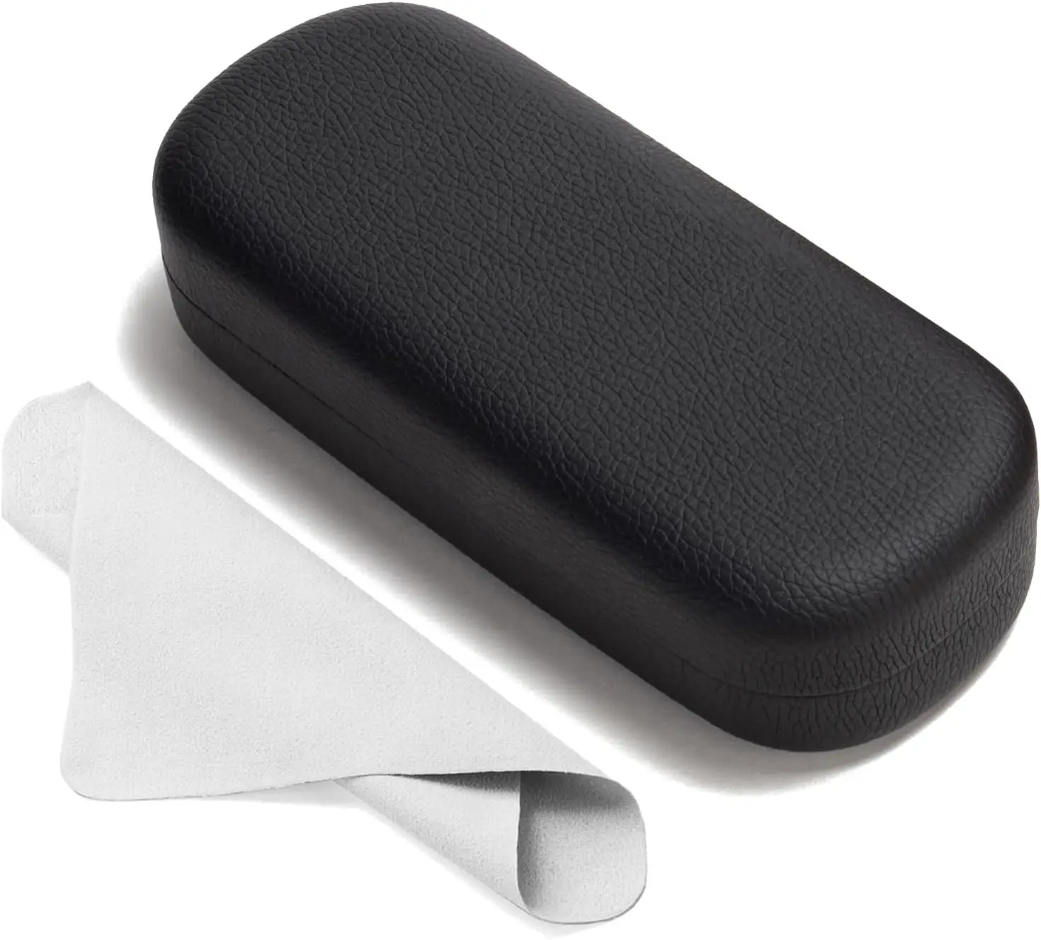 

Large Hard Shell Glasses Case in Premium PU Leather – Luxe Protective Eyewear Holder with Velvet Lining for Oversized Sunglasses