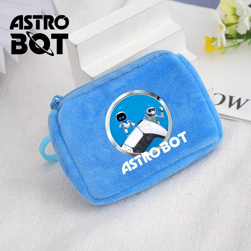 Astro Bot Coin Purse Printed Wallet Large Capacity Wallets Animated Cartoon Pattern Print Clutch Bags Portable Kid Birthday Gift