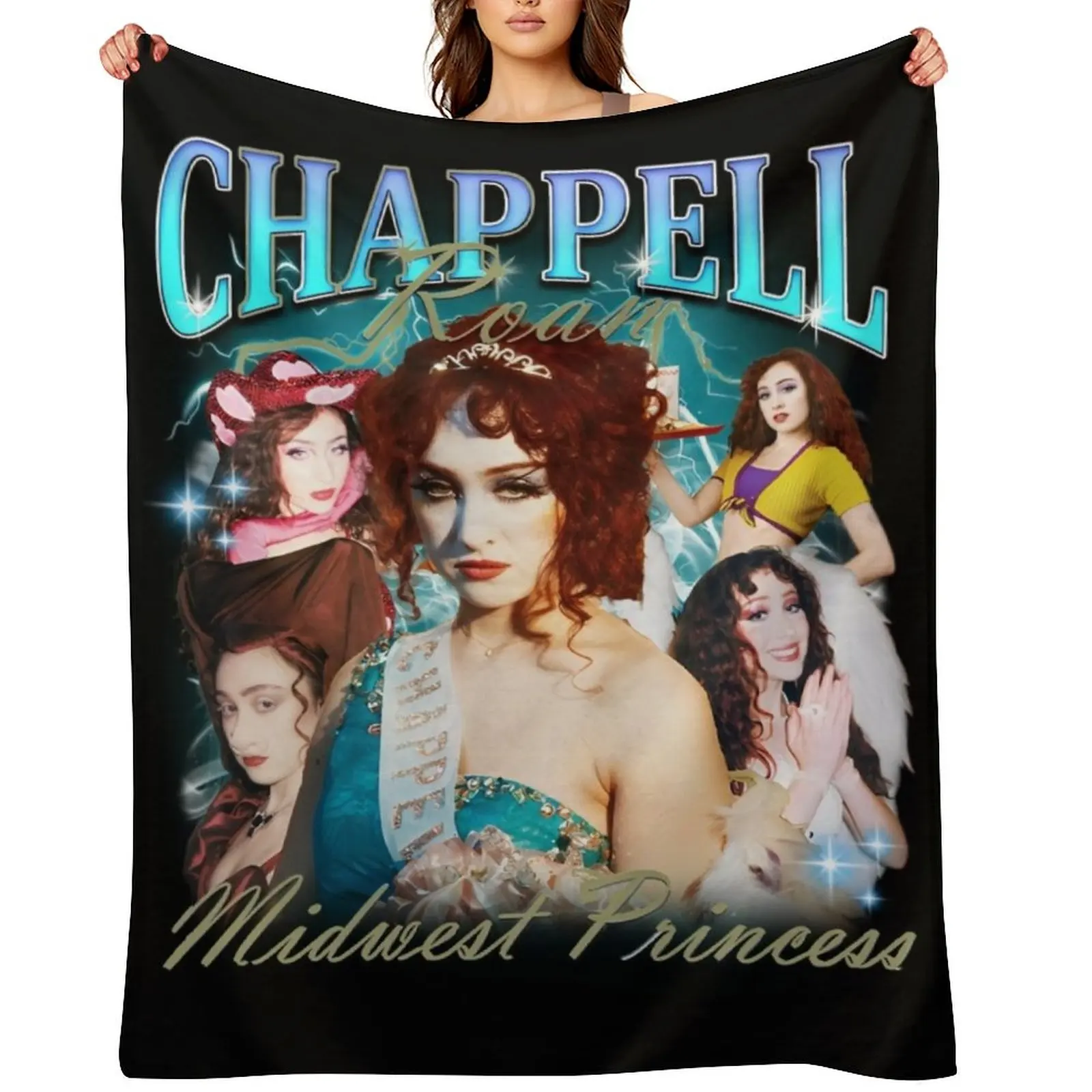 

Chappell Roan - Midwest Princess Throw Blanket Hair Sofa Blankets For Bed Blankets