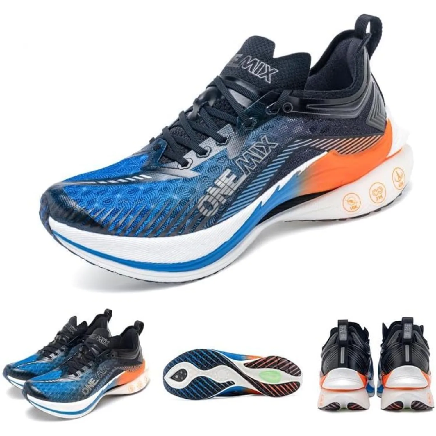 ONEMIX T700 Carbon Plate Marathon Running Racing Shoes Men Professional Stable Supp Ort Shock-Relief Ultra-Light Rebound Sneaker view 6