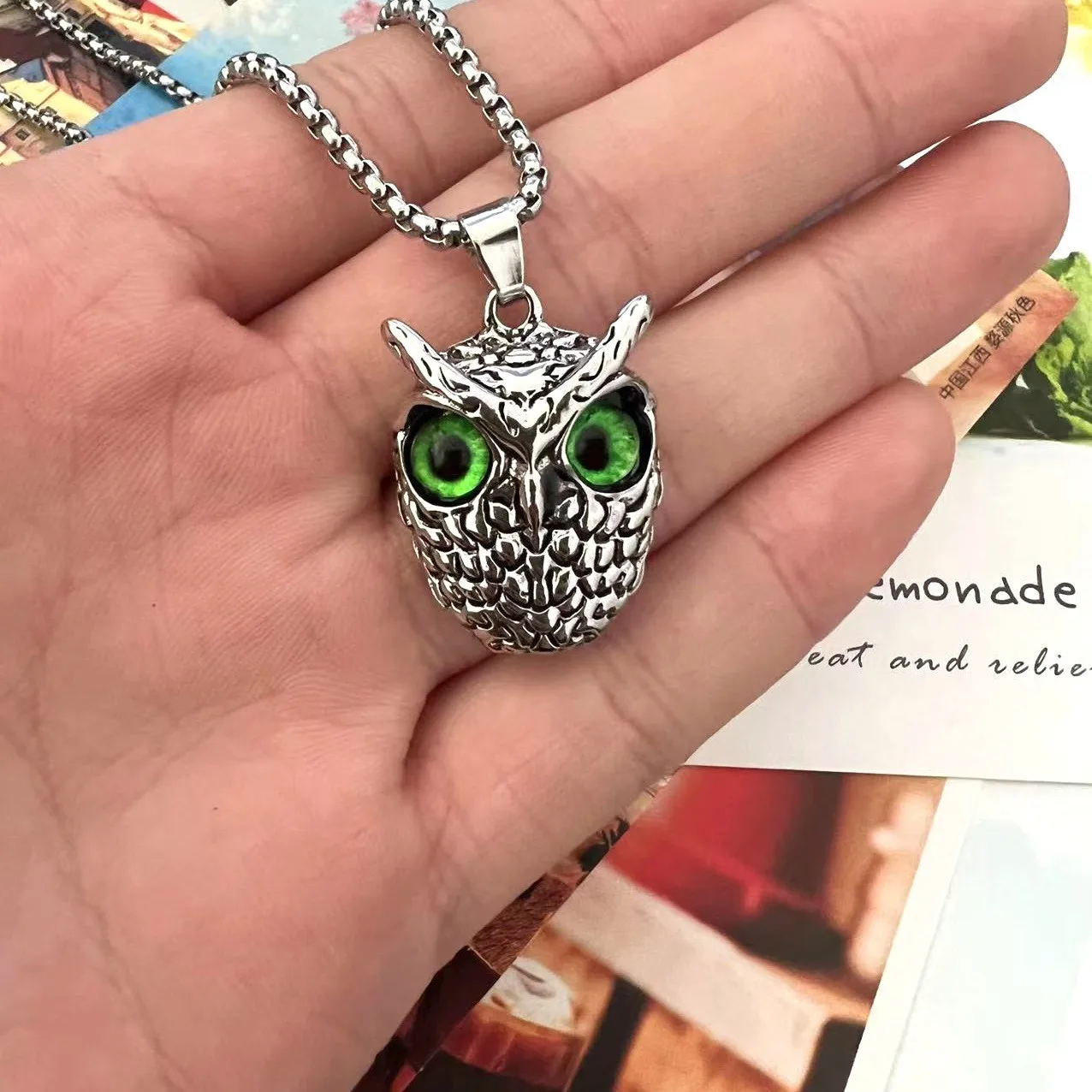 Vintage Fashion Owl Pendant Necklace for Women Charm Chain Statement Animal Necklace Punk Party Jewelry Gift Collares Mujer