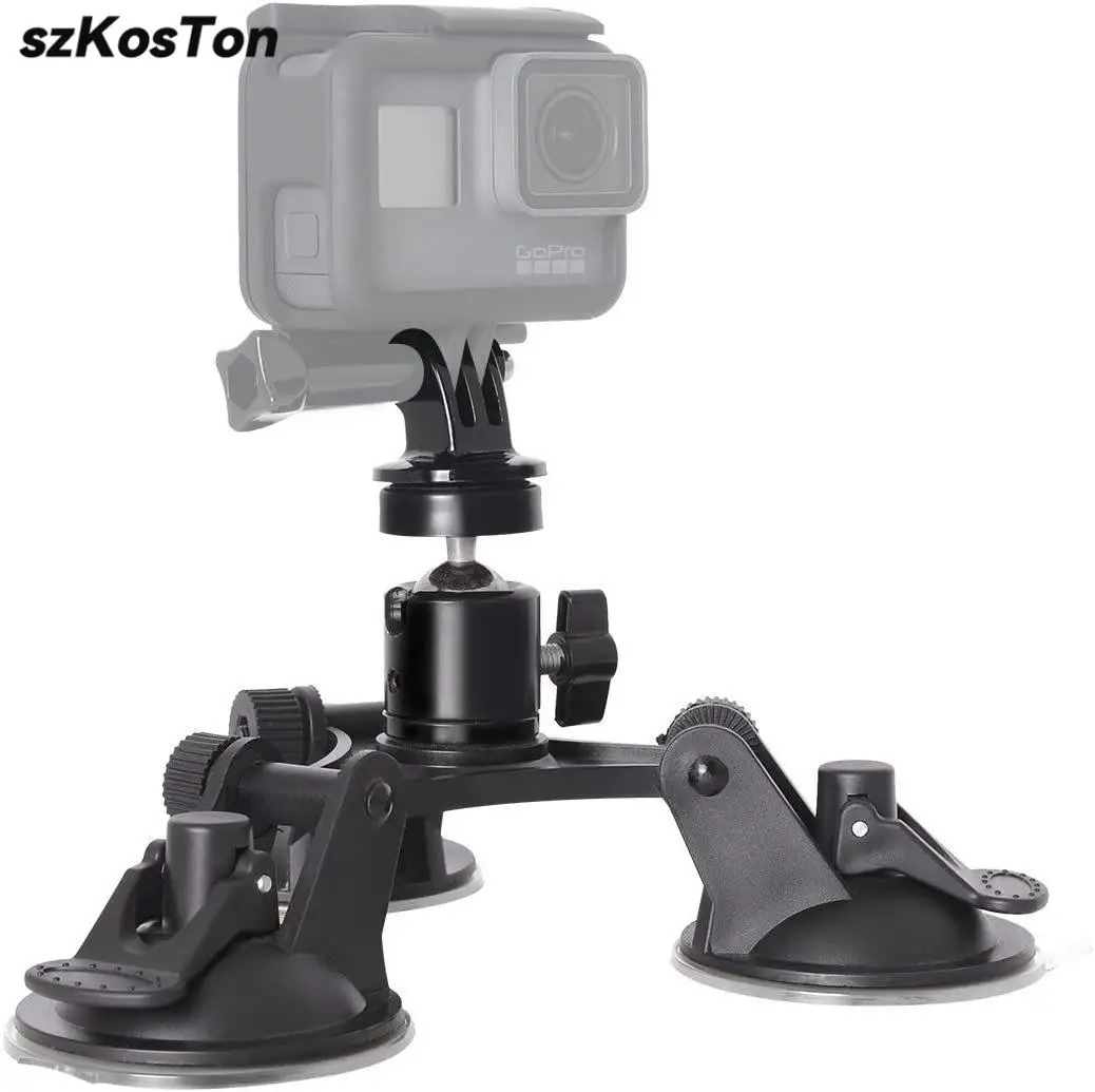 

Action Camera Suction Cup for GoPro Hero 12 11 10 9 8 7 6 SJCAM SJ7 Yi 4K Go Pro Mount Glass Sucker Action Camera Accessories