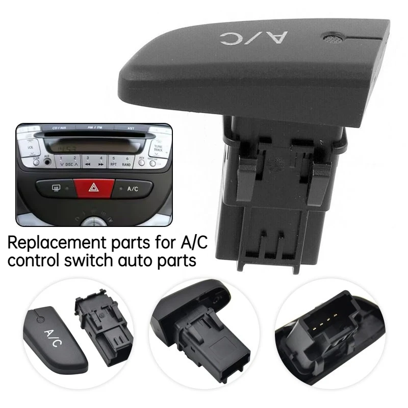 Auto parts A/C switch replacement part, suitable for Peugeot Toyota car air conditioning control button 6554 KX 6554 KX 6554 KX