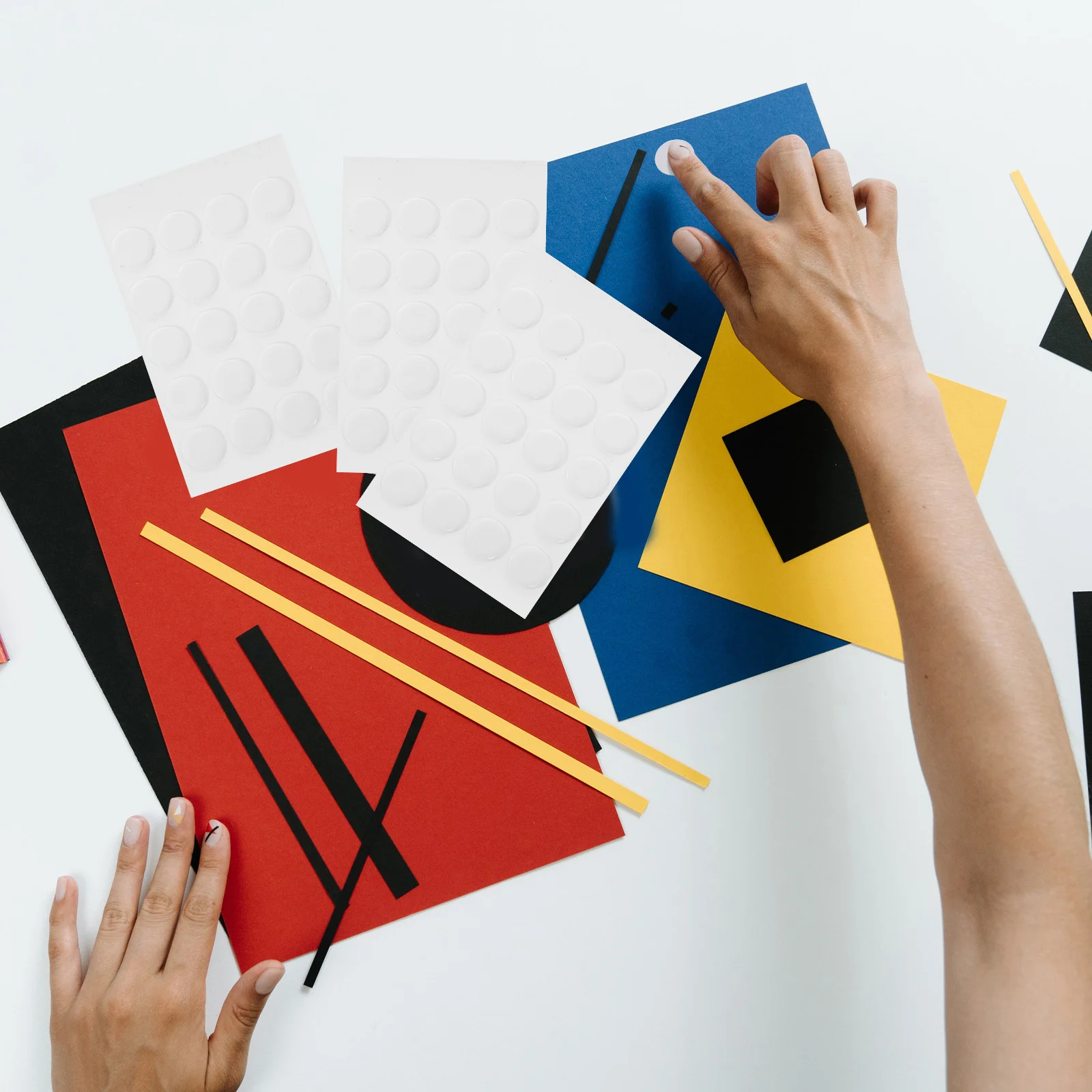 

300 шт. прозрачных двусторонних клейких точек для рукоделия, сильная клейкая съемная двусторонняя лента