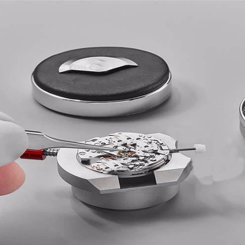 1/3 قطعة غلاف حركة الساعة وسادة جلدية واقية حامل الوسادة لساعة الساعات جزء الزجاج إصلاح أدوات تغيير البطارية #6