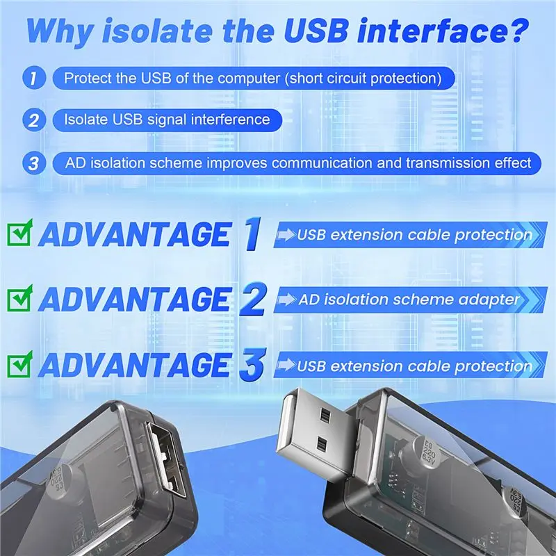 Superior-ADUM3160 USB Isolator Module USB To USB Voltage Isolator Module Support 12Mbps,Used To Isolate Noise In Circuit System