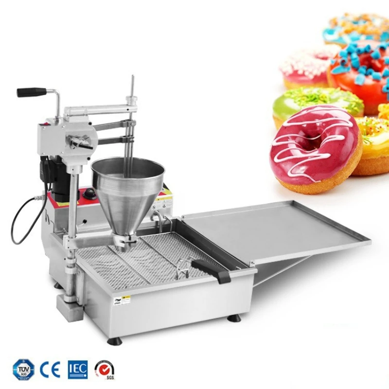 Commercial automatic blanking and frying Potti donut machine spherical automatic frying machine equipment