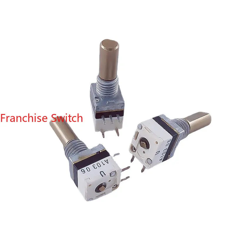 1PCSSingle Connection R08 Interphone Potentiometer A10KA103 With Switch TP76N17N