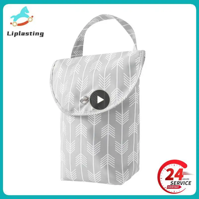 

New Waterproof and Reusable Baby Diaper Bag Baby Handbag Large Capacity Mommy Diaper Storage Bag Carrying Bag for Going Out