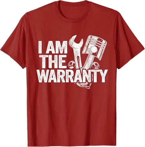 Ich bin der Garantie-Mechaniker für Rennwagen-Teile – Lustiges Mechaniker-T-Shirt im Y2K-Stil – Mechaniker-Papa-T-Shirt mit Spruch im Taschenformat – Herrenbekleidung Oberteil – Detail 14