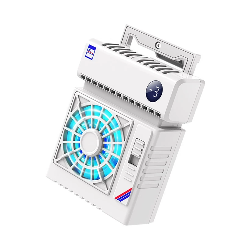 مروحة تبريد بشاشة رقمية S5 ، مصباح RGB ، مبرد للهاتف المحمول ، مبرد لنظام تبريد الهاتف المحمول ، حوض حراري بارد