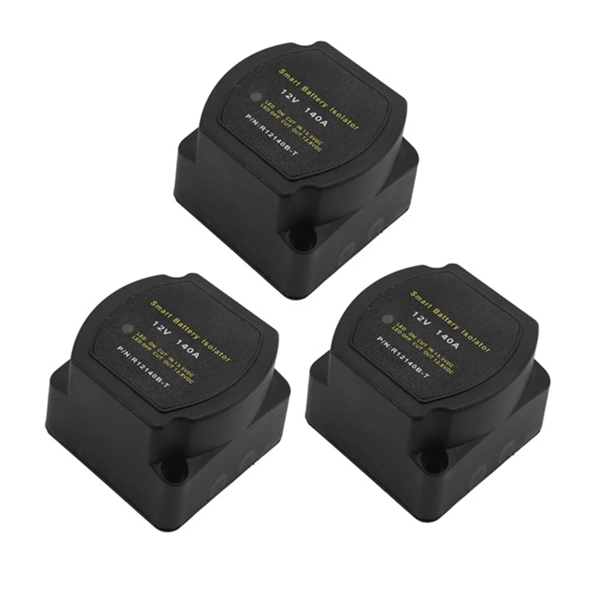 3pcs 12V 140A Voltage Sensitive Relay Battery Isolator Automatic Charging Relay Car Accessories Car Battery