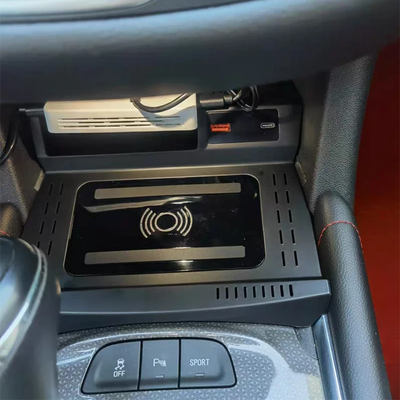 

For Chevrolet Malibu 2016-2024 Car wireless mobile phone charger 15w fast charger charging holder charging plate
