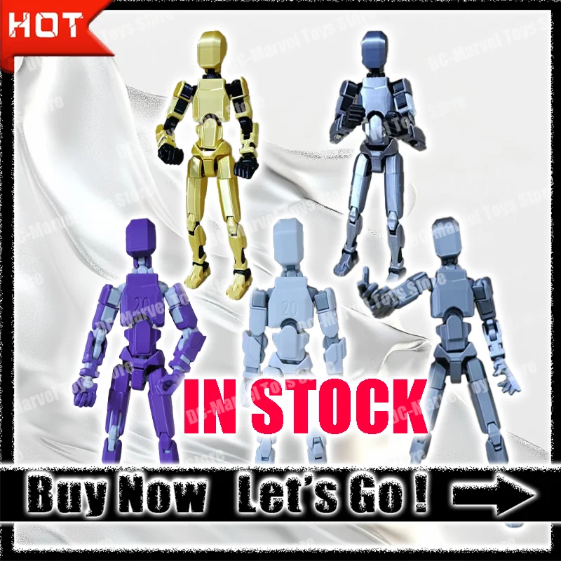 【Auf Lager】 20 cm 3D-gedruckter Dummy 13 Multi-Jointed Movable Robot Revenge Chain Joint Mobility Anime Actionfiguren Individuelles Spielzeug