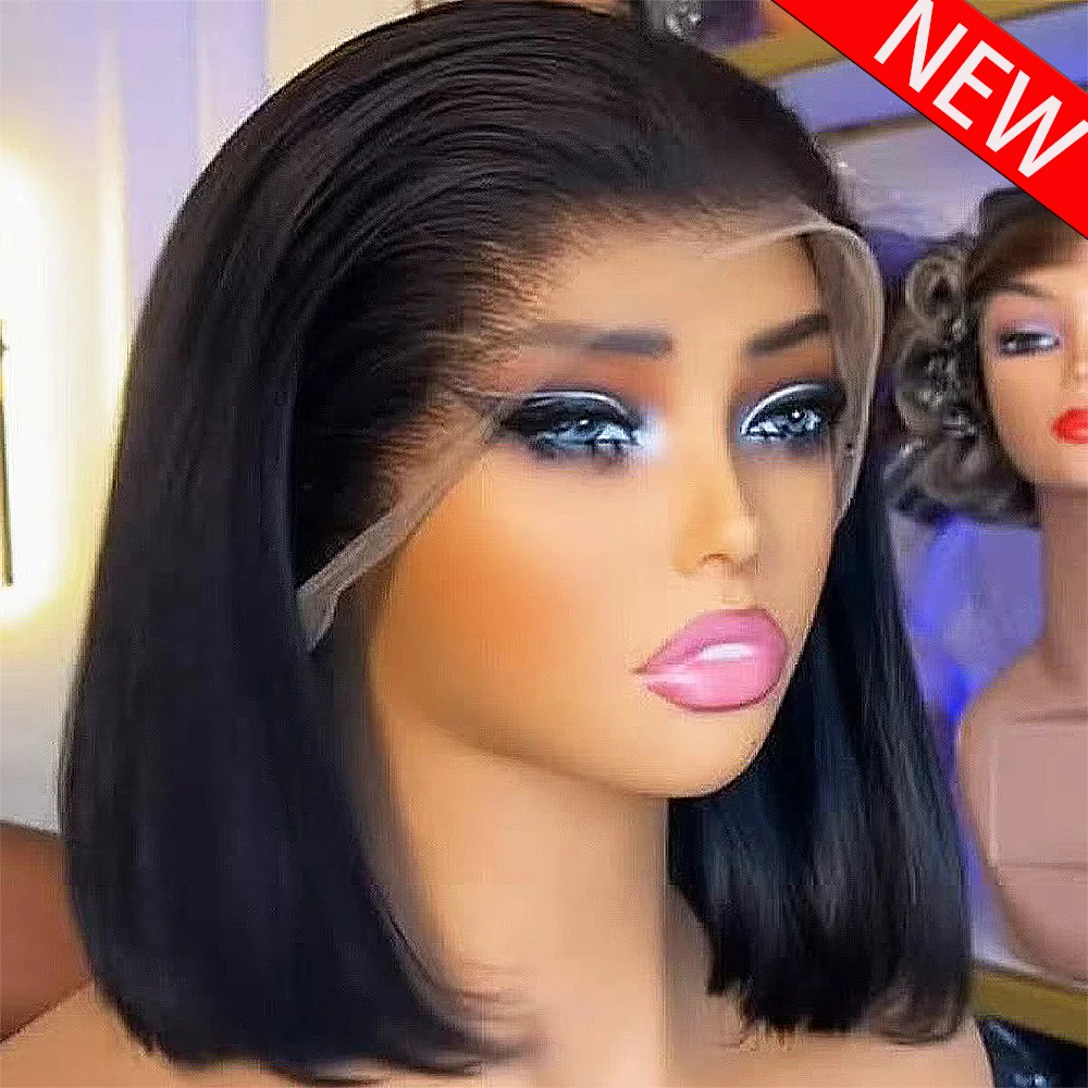 bone-straight-short-bob-wigs-8-14-inch-100-human-hair-wigs-for-women-pre-plucked-4x4-hd-lace-frontal-wigs-150-250-350-density