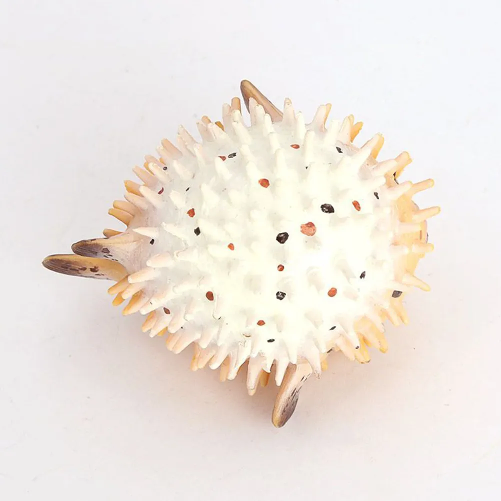 1Pcs Simulated Ocean Porcupine Fish Marine Animal Decorative Desktop Learning Cognition Display Ocean Animal-Shaped Model