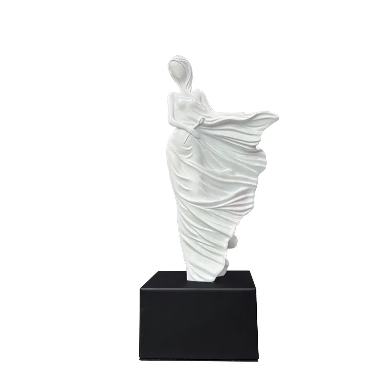 Modern minimalist resin abstract figure ornament high-end home soft decoration sculpture artwork