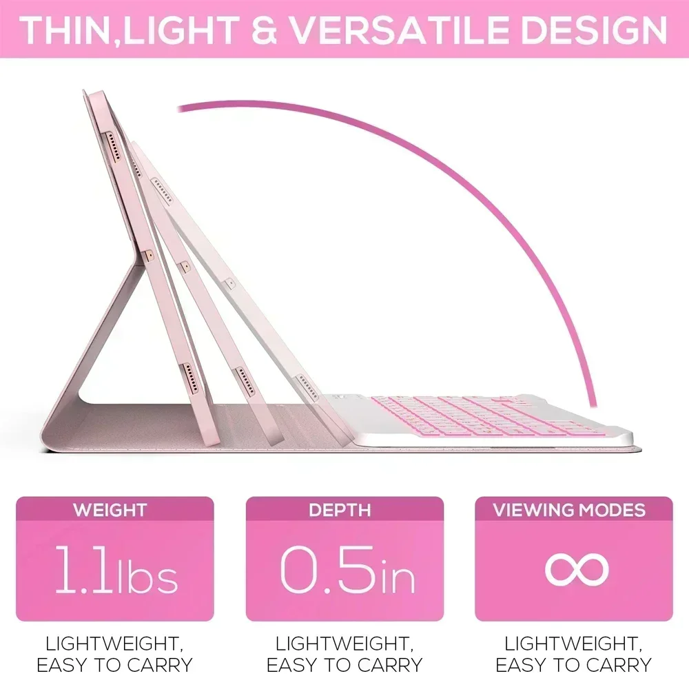 For Samsung Galaxy Tab S9 Ultra 14.6 Inch Case with Keyboard Ipad Accessories  Bluetooth Wireless Keyboard And Mouse Trackpad