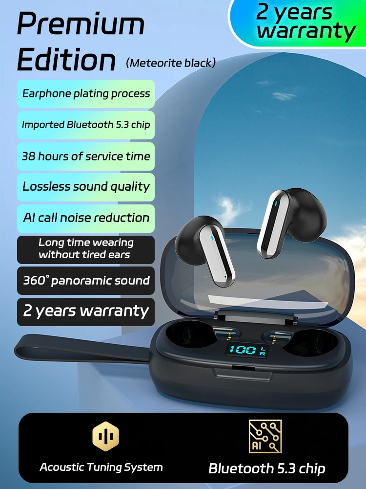 سوين اختيار لسماعة الصوت المحمولة بلوتوث اللاسلكية 8D وقت الاستخدام 4 ساعات اللون أبيض أسود الحد من الضوضاء S10 LZ-35