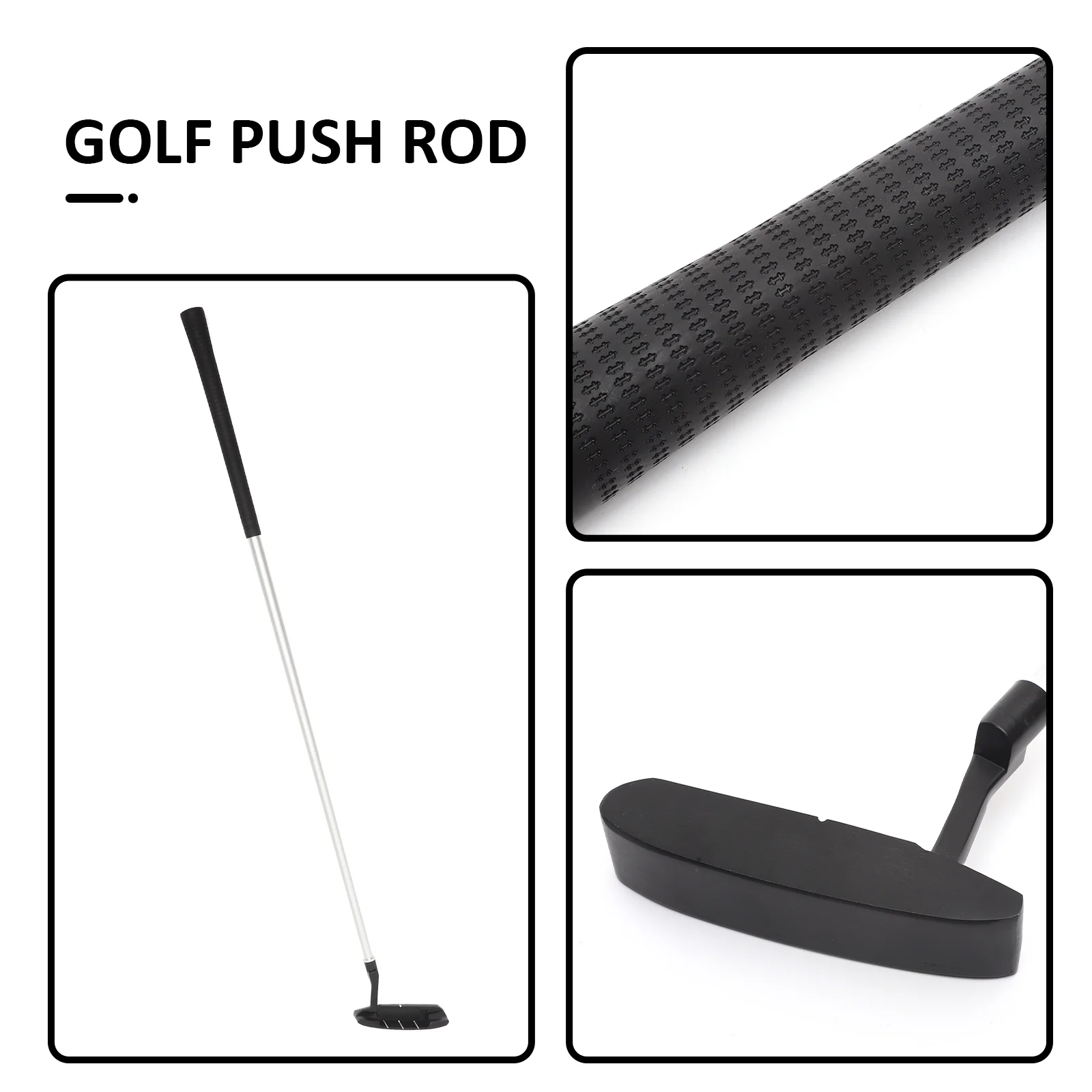 

Professional Golf Putter Premium Portable Foldable Training Club Durable Metal Design Practice Anywhere Indoor Outdoor Use For