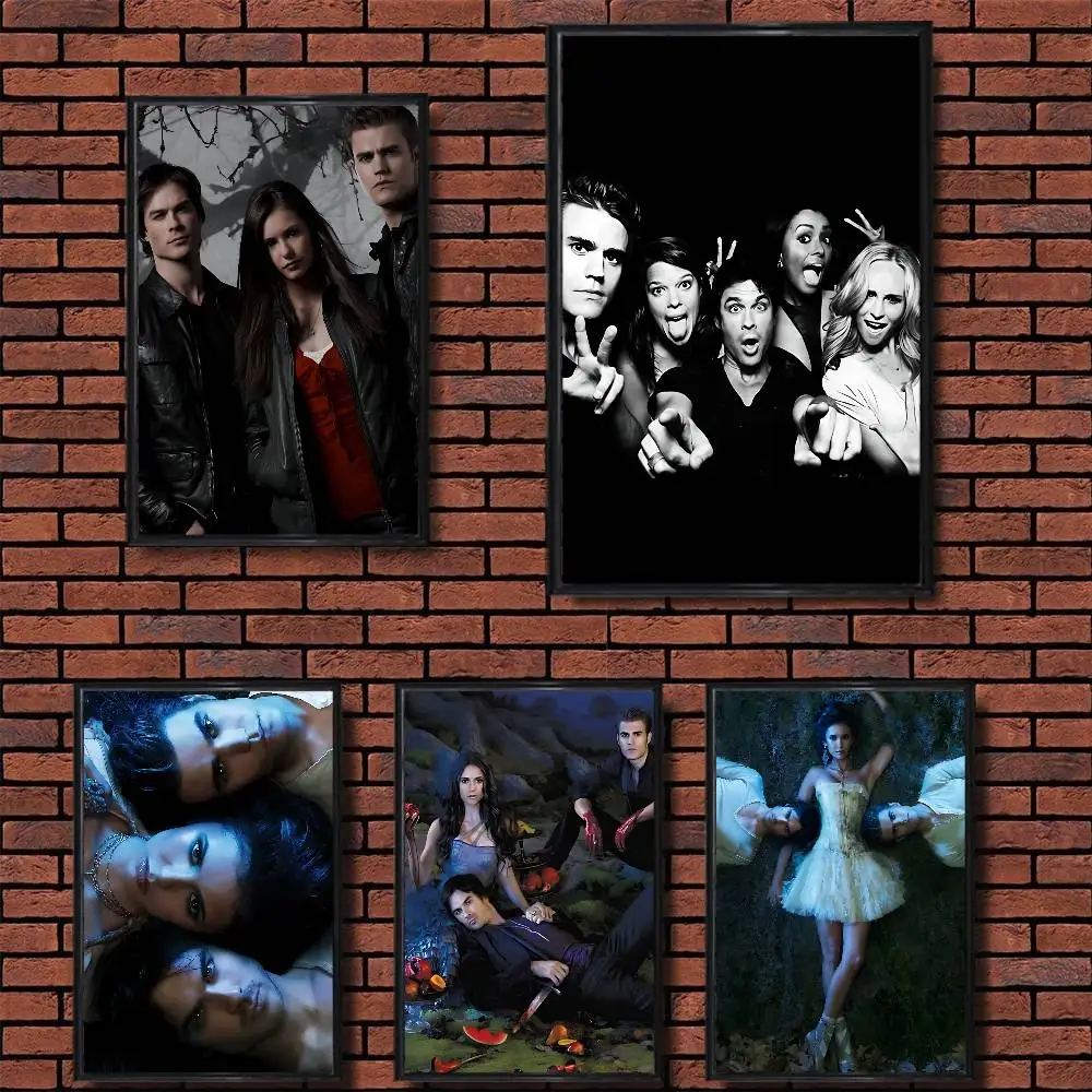 

TVD movie The Vampire Diaries High Quality Dorm Living Room Aesthetic Wall Decoration Painting Poster Stickers Gift
