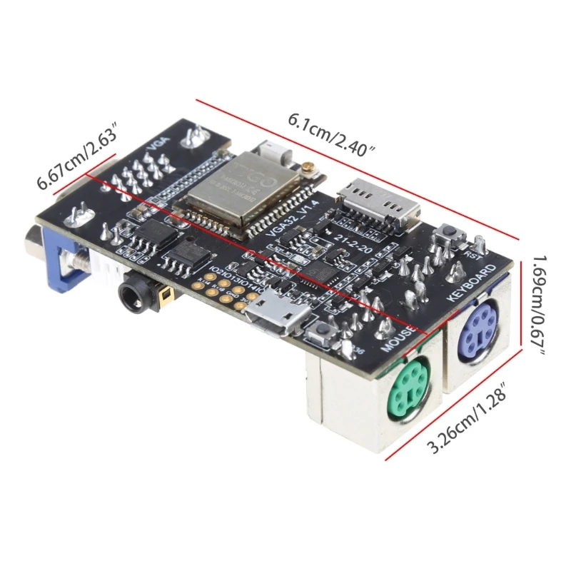 VGA Controller Board VGA32-V1.4 Controller PS/2 Graphics Library Game Engine