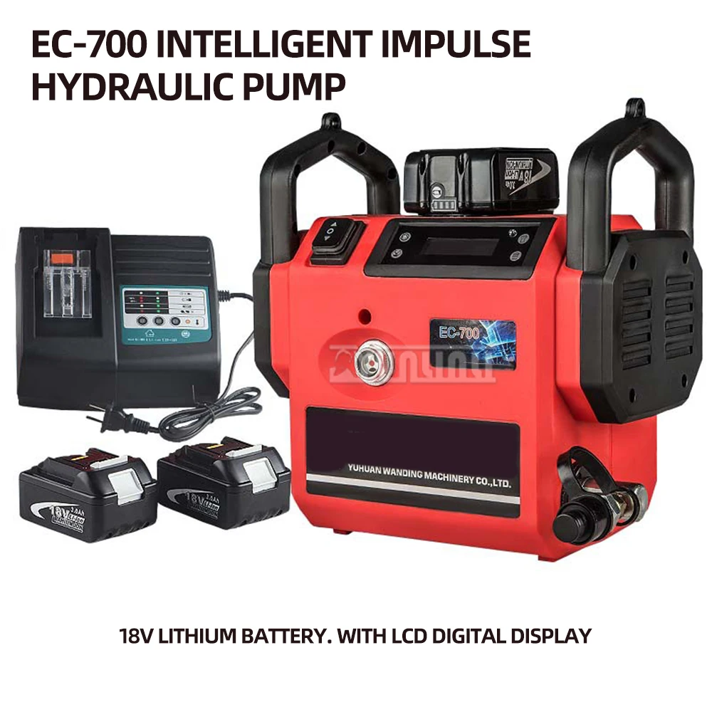 Intelligent Hydraulic Electric Pump 700bar 18v High Pressure Electric Hydraulic Pump Hydraulic Station Ec-700 2025 NEW