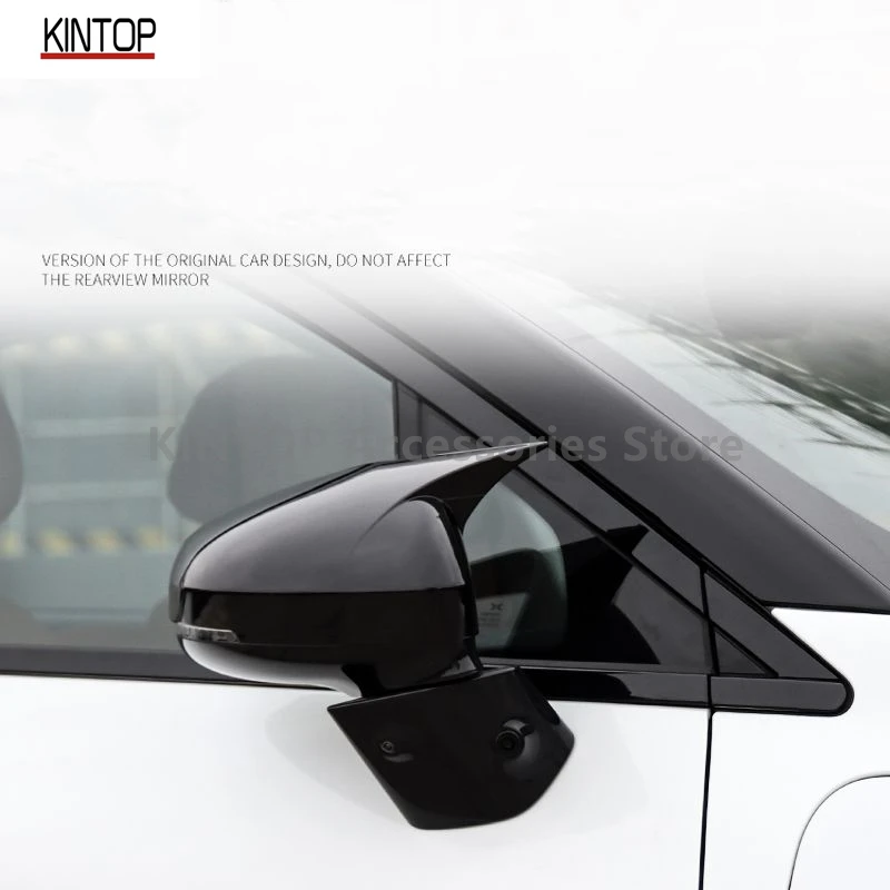 For XPENG P7/P5 20-24 ABS Carbon Fiber Pattern Rear View Mirror Cover Protective Shell,Modification Accessories Refit