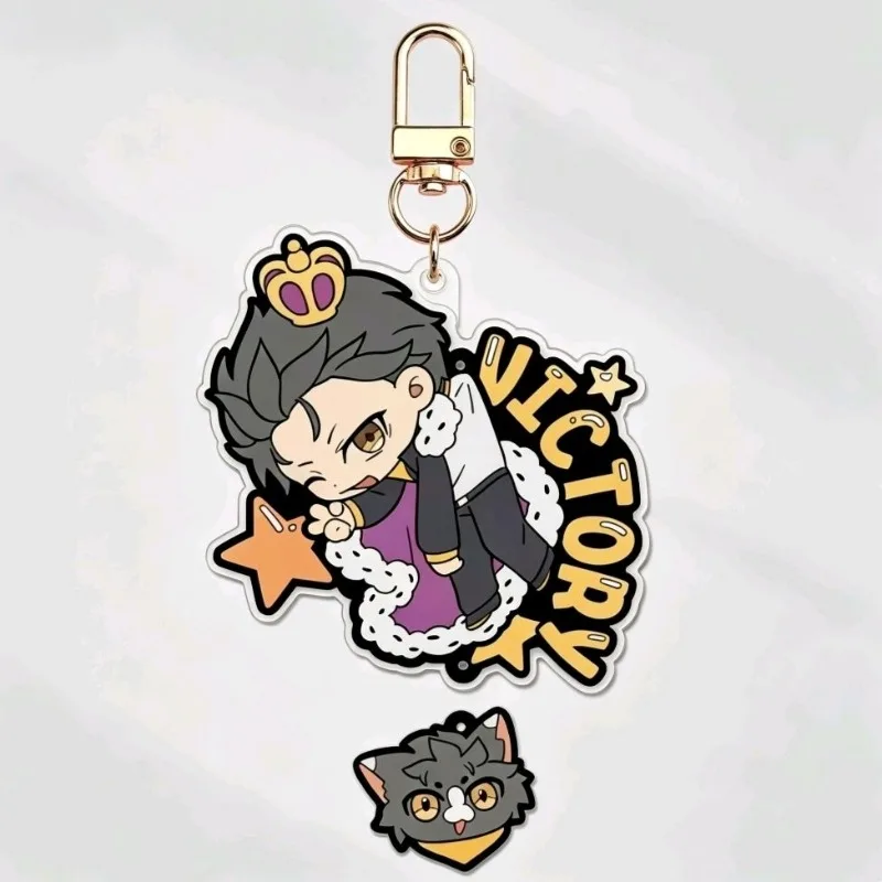 Re:Zero Starting Life in Another World Acrylic Keychain Natsuki Subaru Scratch‑Resistant Minimal Cute Studen Scooter Bag Pendant