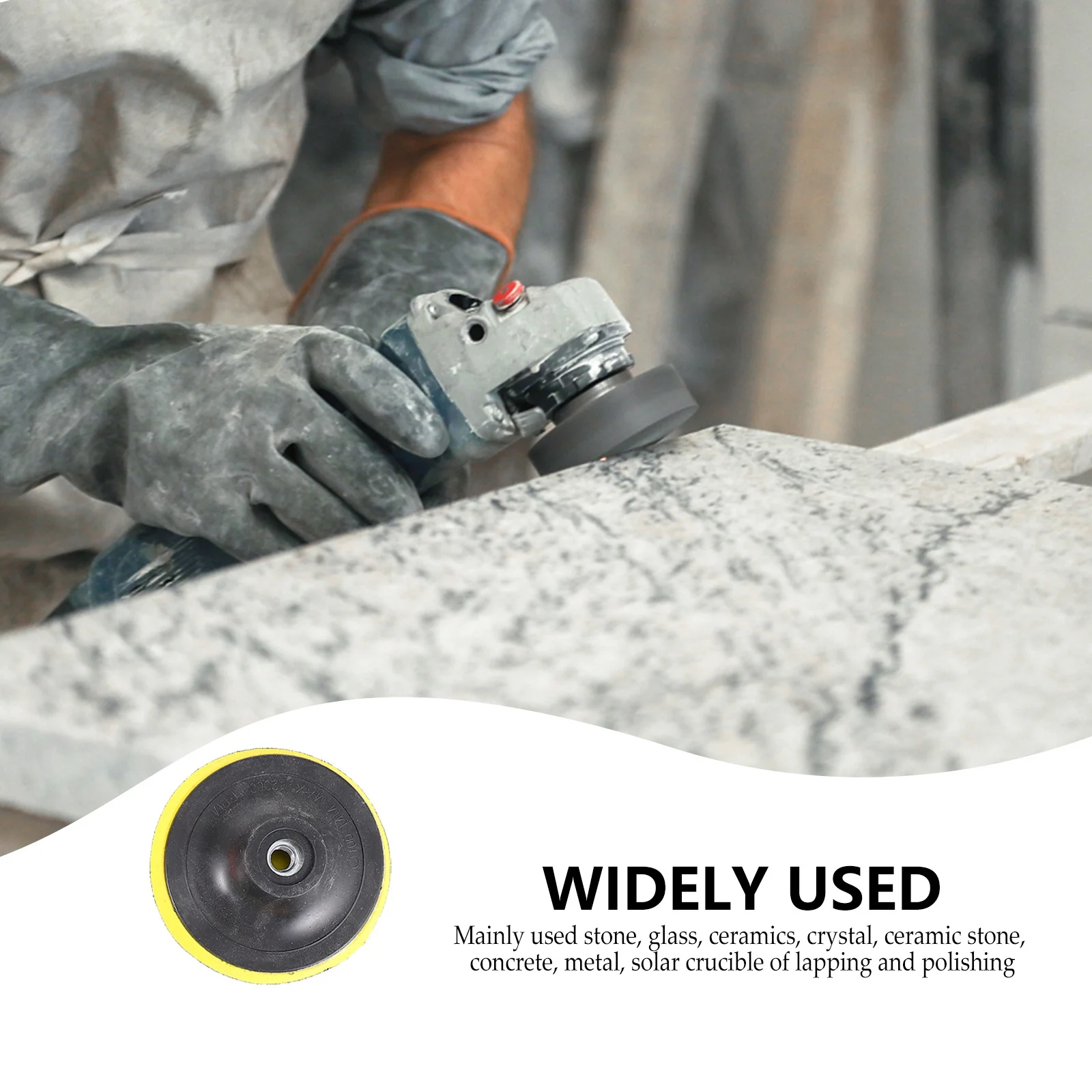

12Pcs Diamond Polishing Disc Strong Grinding Force Wet Use Resin Polishing Pad Marble Granite Concrete Sander Pad