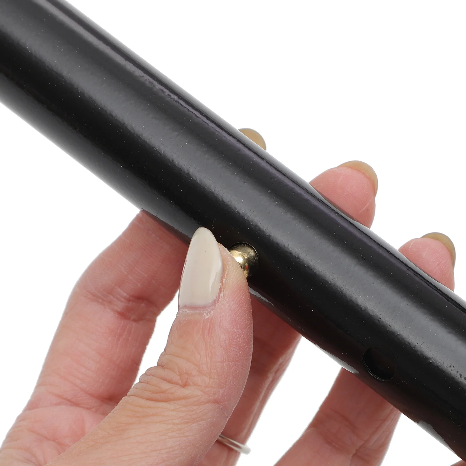 

Выдвижная трость, 2-секционная регулируемая трость для мужчин и женщин, нескользящие резиновые подушечки для ног, черная трость