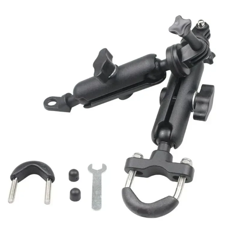 

Крепление-держатель на руль для GoPro 12 11 10 9 8, Insta360 X3 X4, DJI Action Camera, аксессуары для мотоциклов и велосипедов