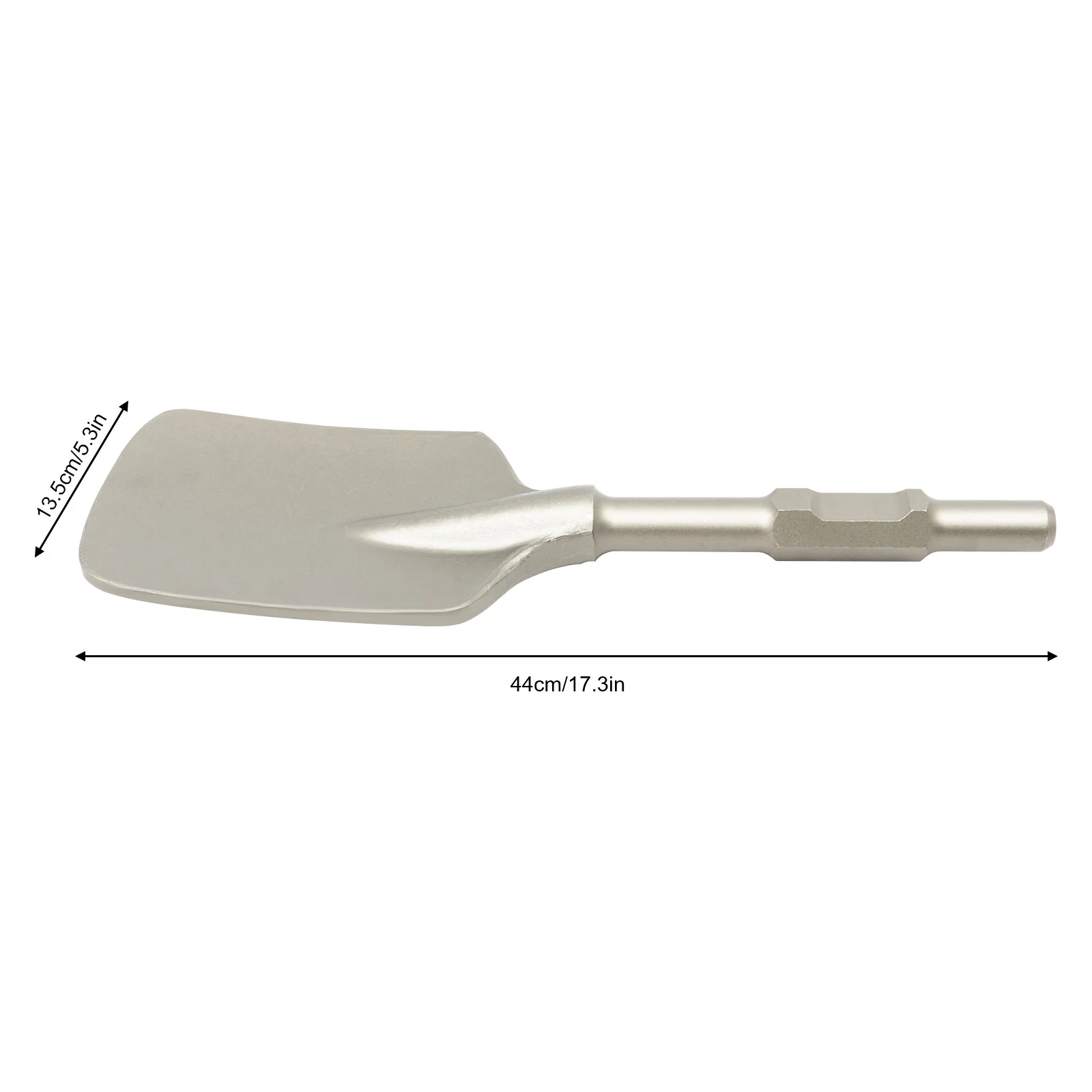 Hex Shank Demolition Hammer 47cm Clay Spade Cutter Concrete Breaker Chisel Long Shovel Bit 40Cr Steel Fit For 65/95 Jack Hammer