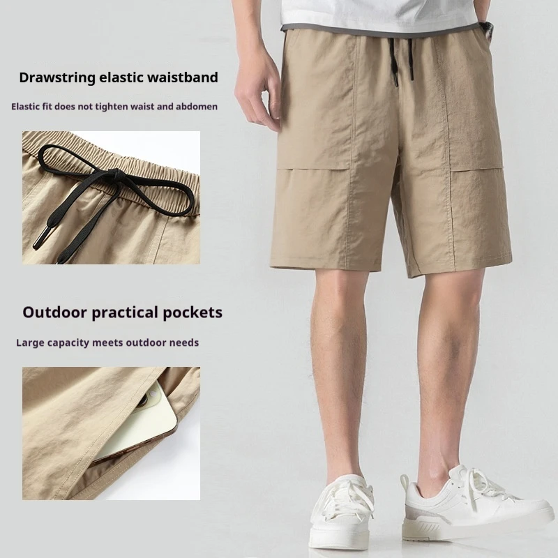 Summer-New-American-Style-Mens-Shorts-Trendy-Thin-Unique-Design-Oversize-Loose-Plus-Size-Casual-Sports-Five-Point-Knee-Length-Sh
