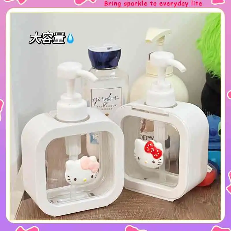 Kt Cat Press Bottle Storage Empty Bottle Dishwashing Detergent Bottle Dispenser Press Type Hand Sanitizer Bottle For Home Use