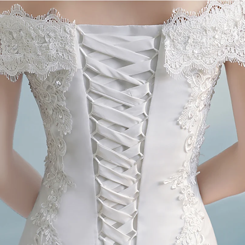 Robes de mariée sirène en dentelle blanche, patients longs désactivés, quoi que ce soit pour la mariée