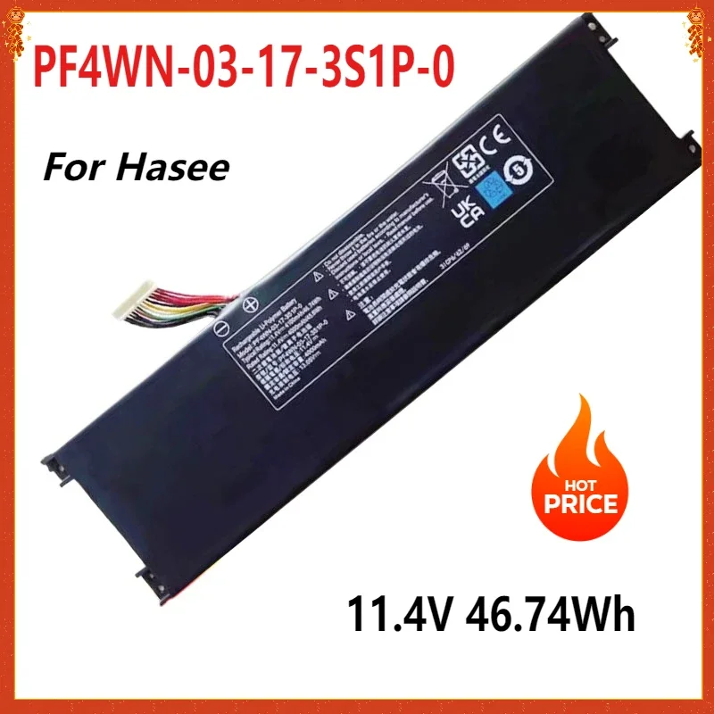 PF4WN-03-17-3S1P-0 PF4WN-00-13-3S1P-0 New Laptop Battery for Hasee KINGBOOK U45A1 U43E1 U43S1 U47T1 Motile M142 HPFS01 U47S2